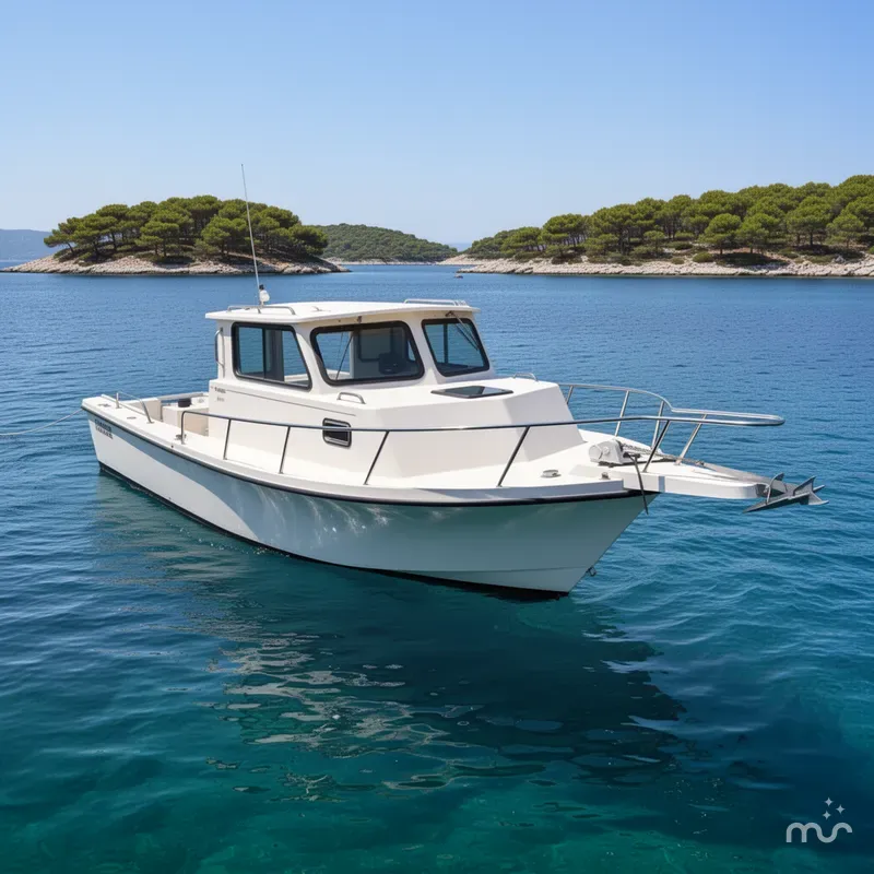 Slide: The Image of Parker Marine 2520 Modified Vee Sport Cabin 2001 - 2