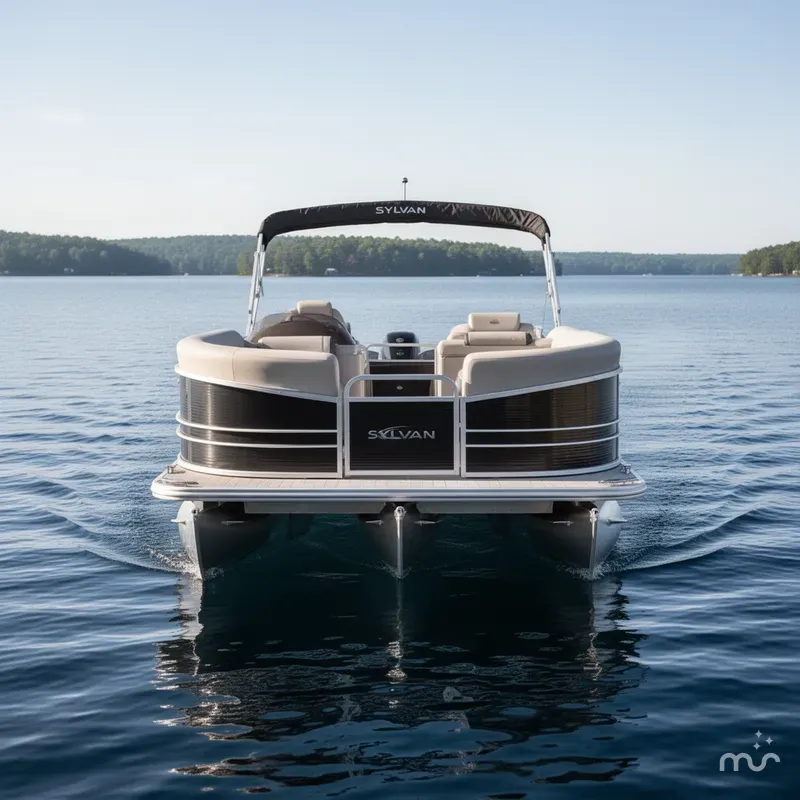 Slide: The Image of Sylvan Mirage 8520 Cruise - Mercury 90HP 2025 - 2