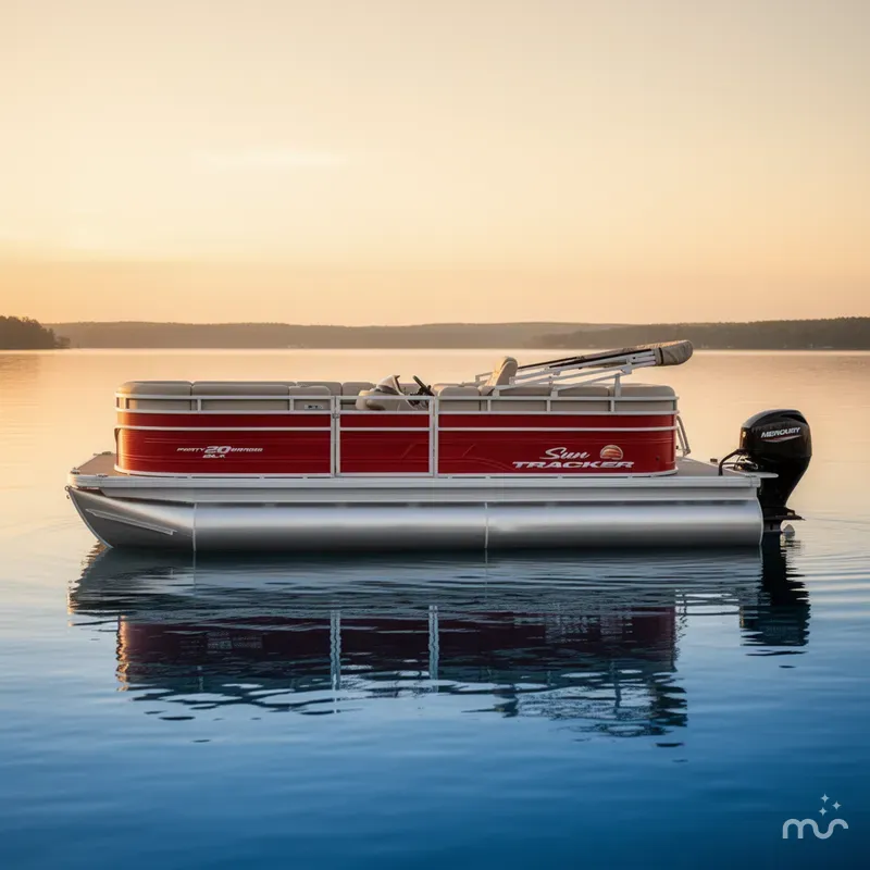 Slide: The Image of Sun Tracker Party Barge 20 DLX 2025 - 0