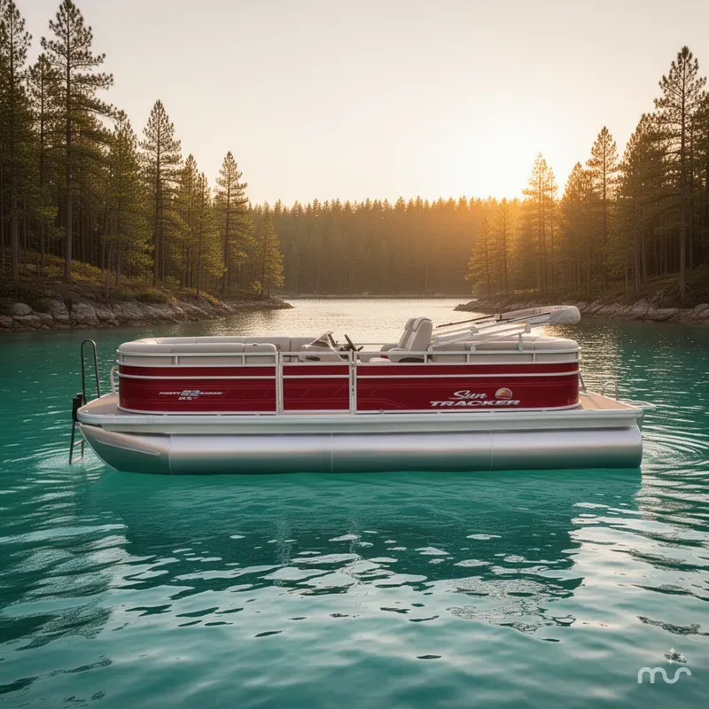 Slide: The Image of Sun Tracker Party Barge 22 XP3 2025 - 2