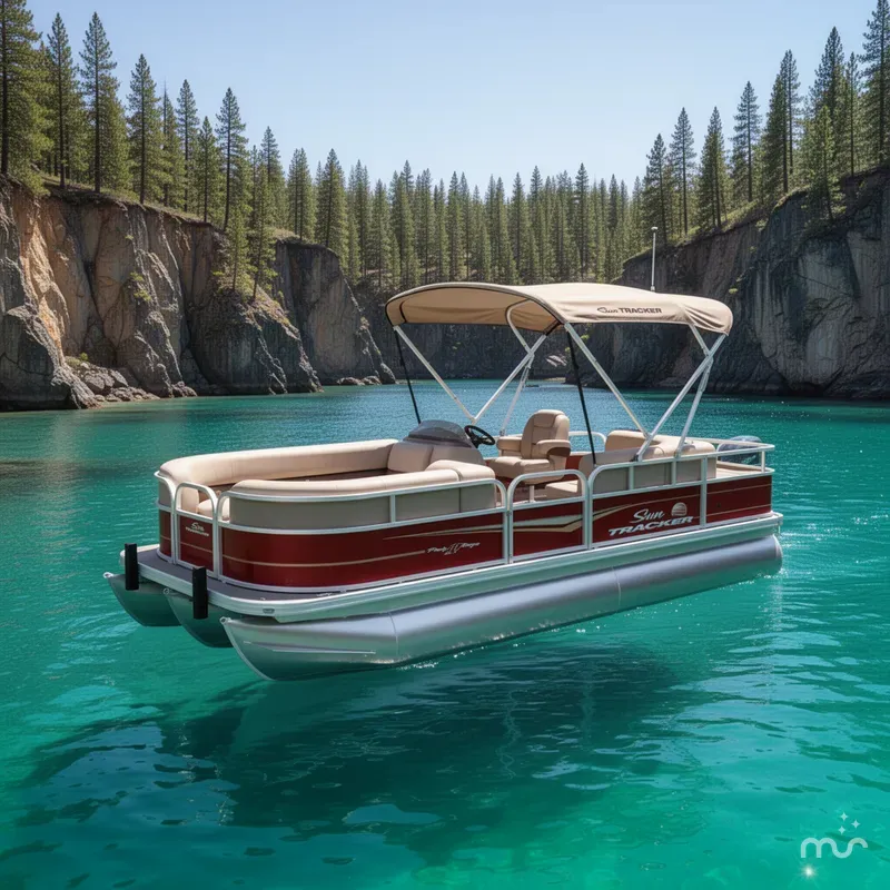 The Image of Sun Tracker Party Barge 18 DLX 2025 - 0