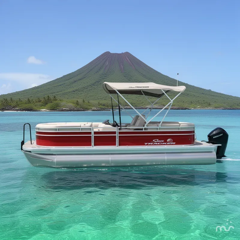 Slide: The Image of Sun Tracker Party Barge 22 XP3 2025 - 2