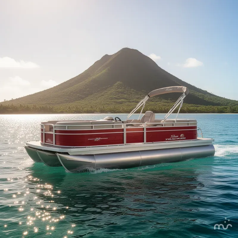Slide: The Image of Sun Tracker Party Barge 22 XP3 2025 - 4