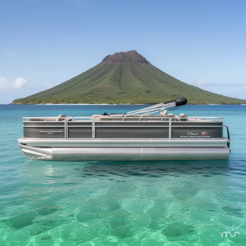 Slide: The Image of Sun Tracker Fishin' Barge 22 DLX 2025 - 2