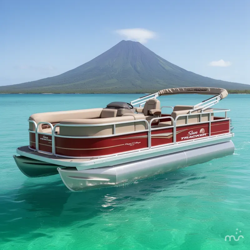 The Image of Sun Tracker Party Barge 18 DLX 2025 - 0