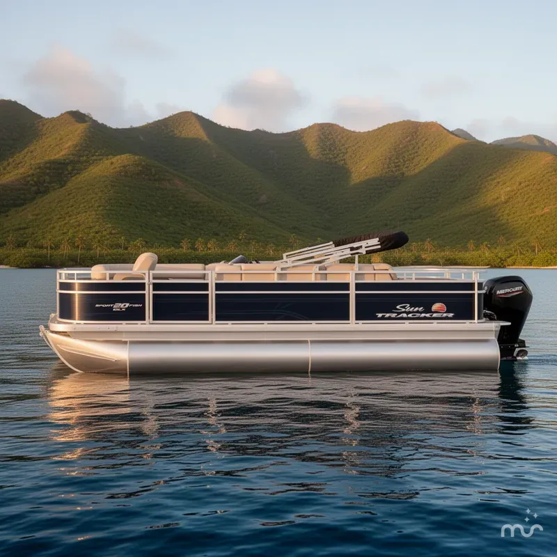 Slide: The Image of Sun Tracker SportFish 20 DLX 2025 - 2