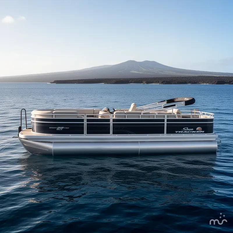 Slide: The Image of Sun Tracker SportFish 22 DLX 2025 - 2