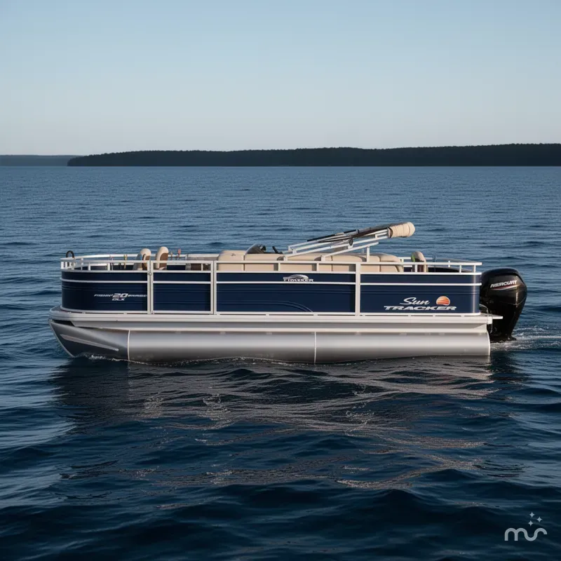 Slide: The Image of Sun Tracker Fishin' Barge 20 DLX 2025 - 1