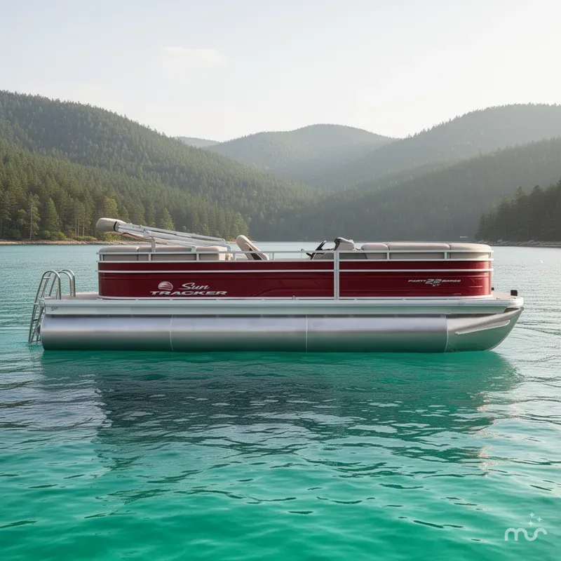 Slide: The Image of Sun Tracker Party Barge 22 RF XP3 2025 - 2