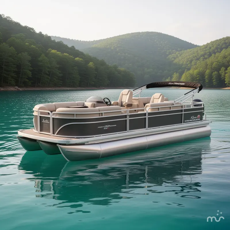 Slide: The Image of Sun Tracker Party Barge 22 RF XP3 2025 - 4