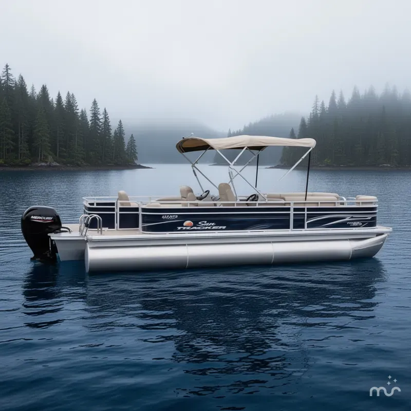 Slide: The Image of Sun Tracker Fishin' Barge 22 XP3 2025 - 2
