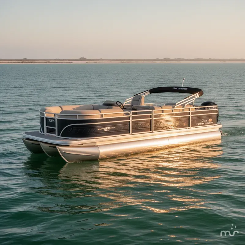 Slide: The Image of Sun Tracker SportFish 22 DLX 2025 - 2