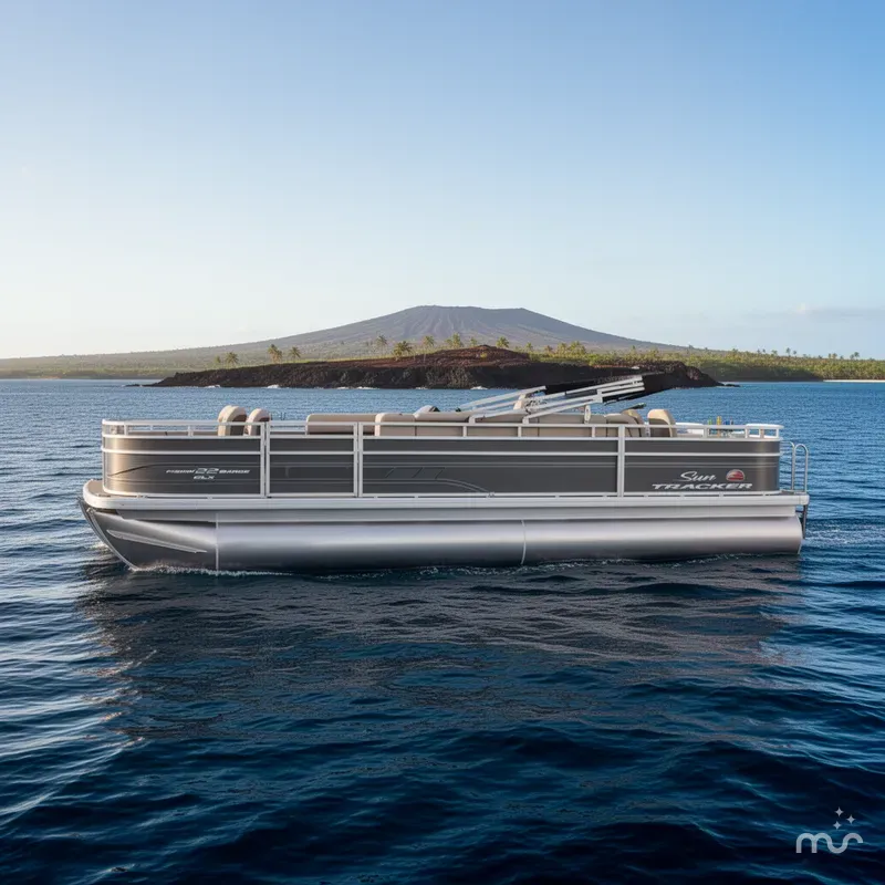 Slide: The Image of Sun Tracker Fishin' Barge 22 DLX 2025 - 2
