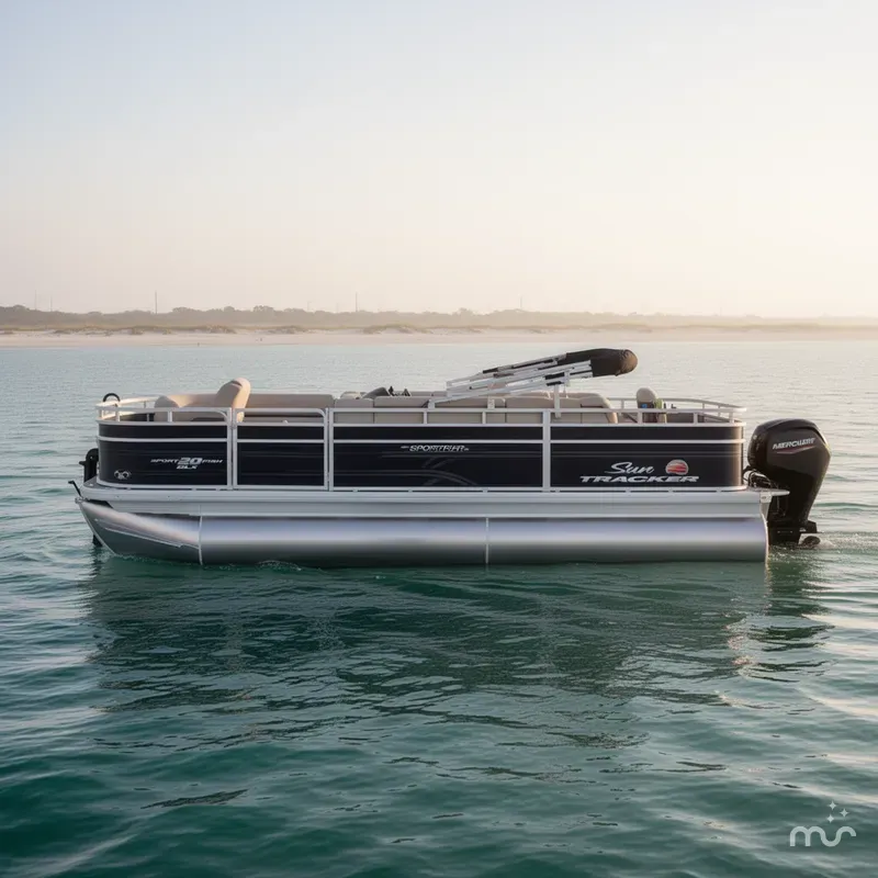 Slide: The Image of Sun Tracker SportFish 20 DLX 2025 - 2