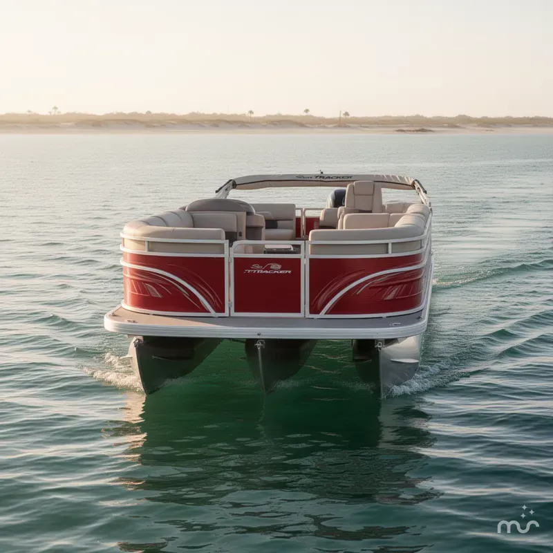 Slide: The Image of Sun Tracker Party Barge 24 DLX 2025 - 1