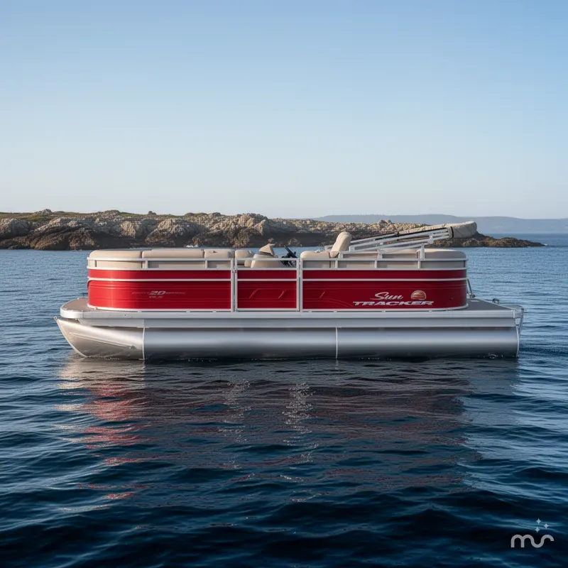 Slide: The Image of Sun Tracker Party Barge 20 DLX 2025 - 2
