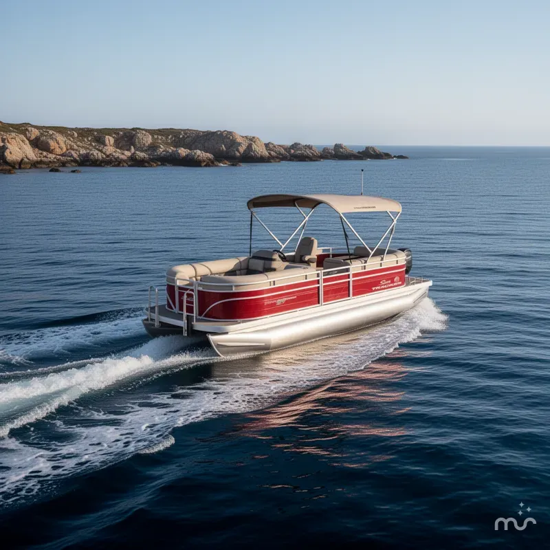 Slide: The Image of Sun Tracker Party Barge 20 DLX 2025 - 4