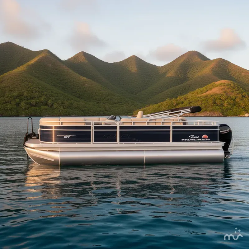 Slide: The Image of Sun Tracker SportFish 22 DLX 2025 - 2