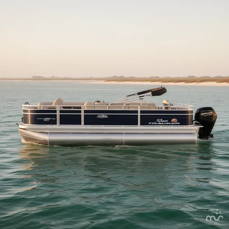 Slide: The Image of Sun Tracker SportFish 20 DLX 2025 - 2