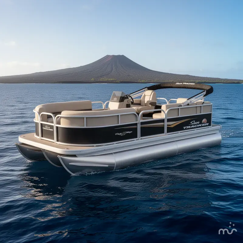 The Image of Sun Tracker Party Barge 16 DLX 2025 - 0
