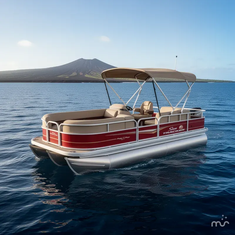 The Image of Sun Tracker Party Barge 18 DLX 2025 - 0