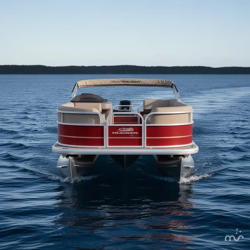 Slide: The Image of Sun Tracker Party Barge 18 DLX 2025 - 3