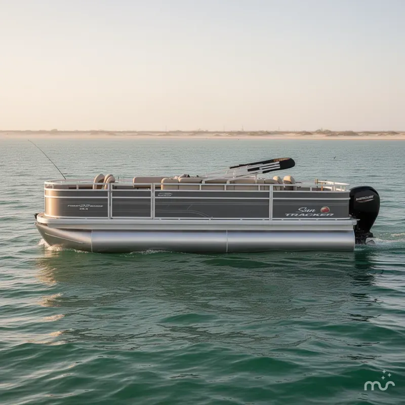 Slide: The Image of Sun Tracker Fishin' Barge 22 DLX 2025 - 0