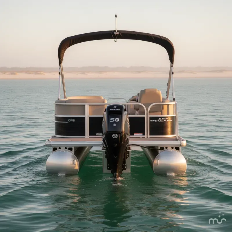Slide: The Image of Sun Tracker Party Barge 16 DLX 2025 - 2