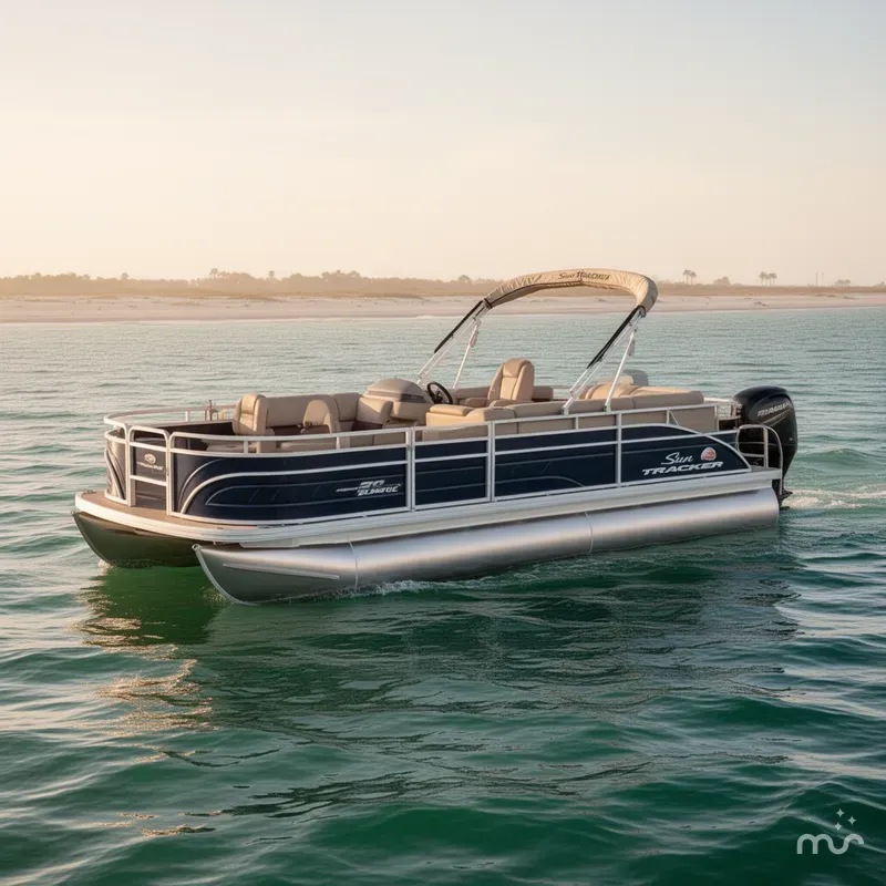 Slide: The Image of Sun Tracker Fishin' Barge 20 DLX 2025 - 0
