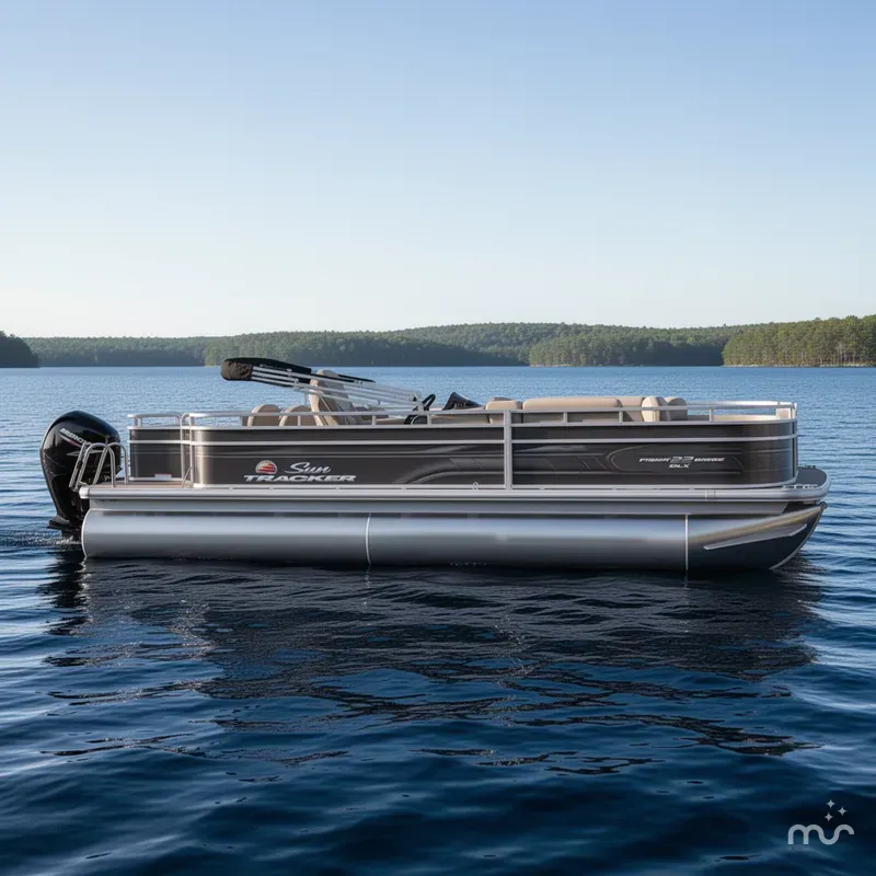 Slide: The Image of Sun Tracker Fishin' Barge 22 DLX 2025 - 0