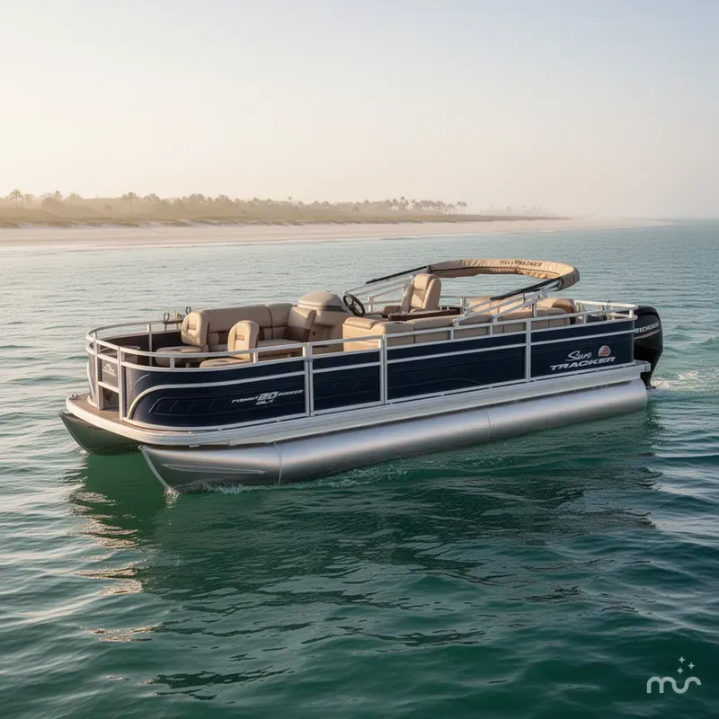 Slide: The Image of Sun Tracker Fishin' Barge 20 DLX 2025 - 0