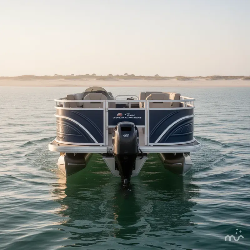 Slide: The Image of Sun Tracker Fishin' Barge 20 DLX 2025 - 2