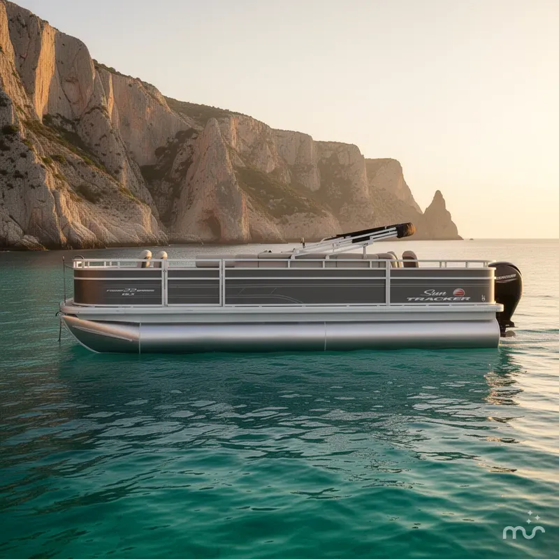 Slide: The Image of Sun Tracker Fishin' Barge 22 DLX 2025 - 2