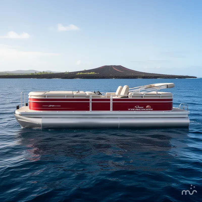 Slide: The Image of Sun Tracker Party Barge 24 DLX 2025 - 2