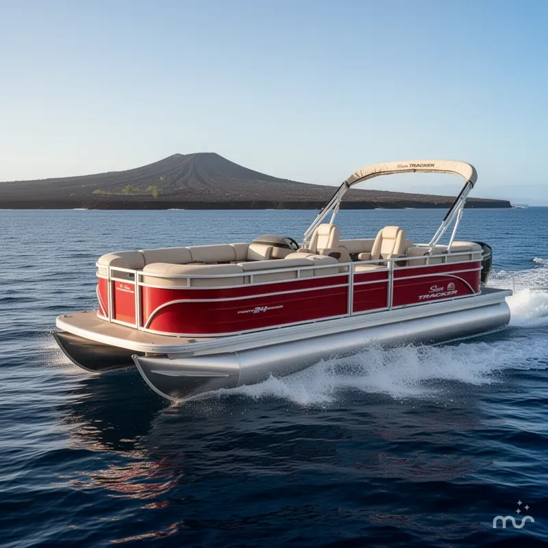 Slide: The Image of Sun Tracker Party Barge 24 DLX 2025 - 4
