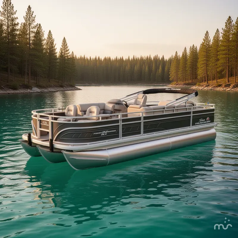 The Image of Sun Tracker Fishin' Barge 22 DLX 2025 - 0
