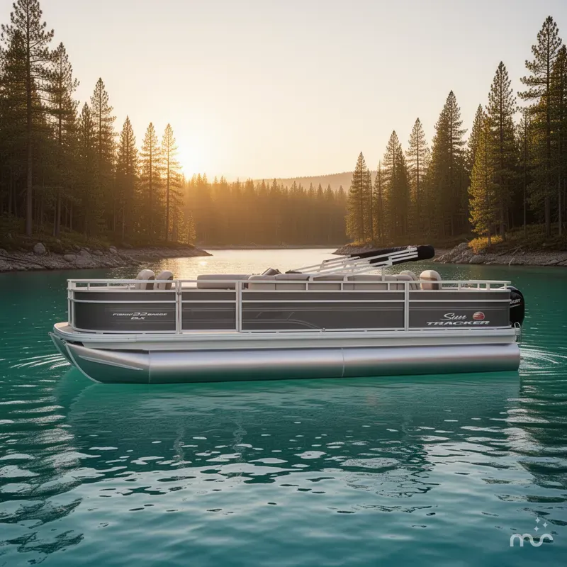Slide: The Image of Sun Tracker Fishin' Barge 22 DLX 2025 - 2