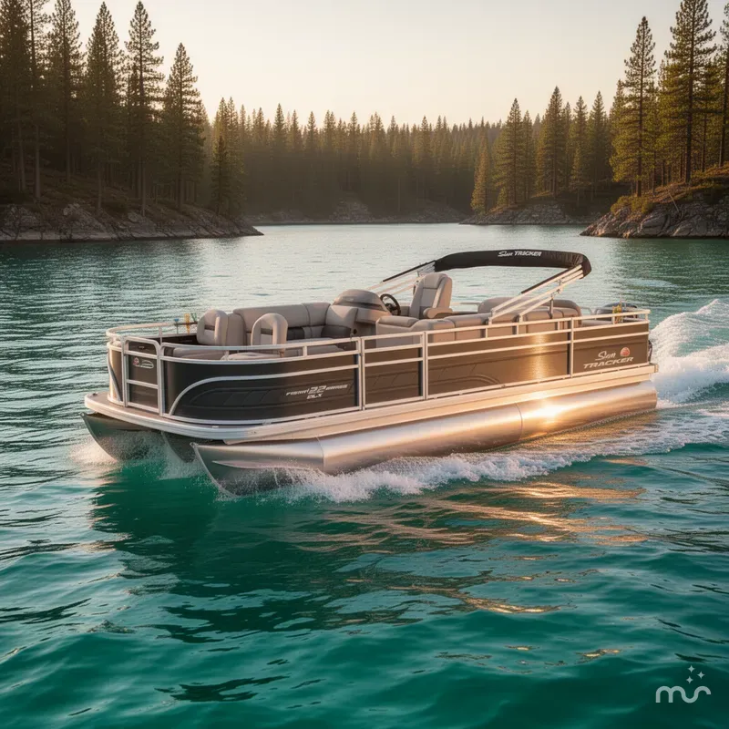 Slide: The Image of Sun Tracker Fishin' Barge 22 DLX 2025 - 4