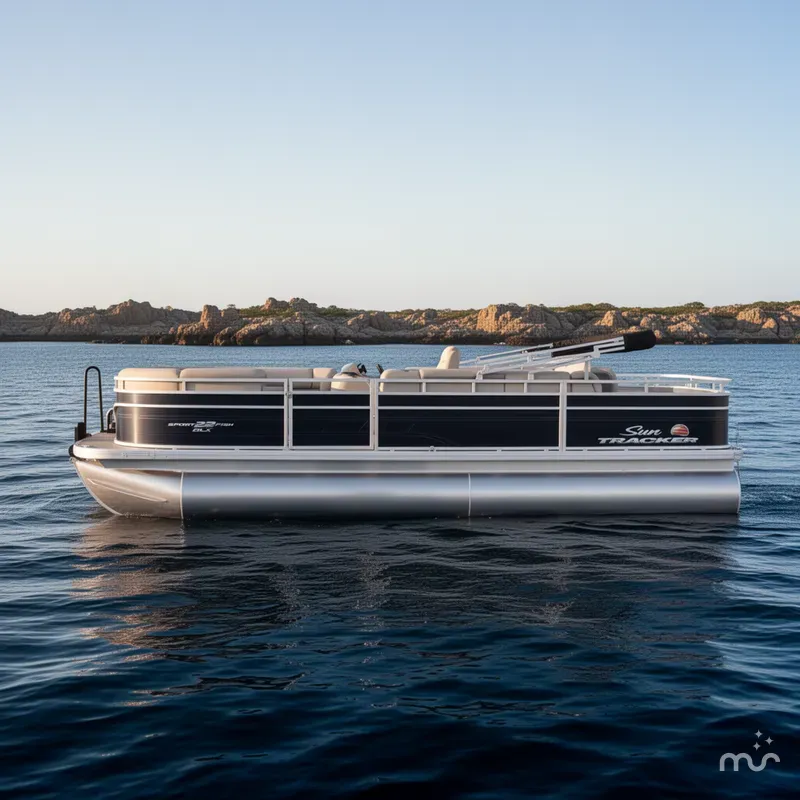 Slide: The Image of Sun Tracker SportFish 22 DLX 2025 - 2