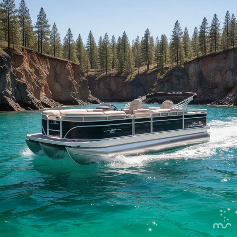 Slide: The Image of Sun Tracker SportFish 22 DLX 2025 - 4