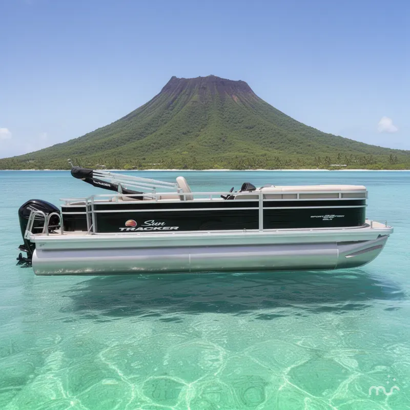 Slide: The Image of Sun Tracker SportFish 22 DLX 2025 - 2
