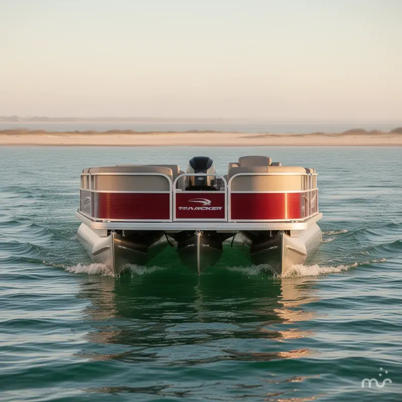 Slide: The Image of Sun Tracker Party Barge 18 DLX 2025 - 2