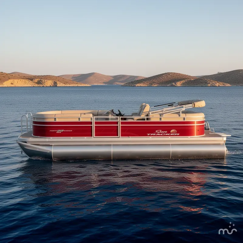 Slide: The Image of Sun Tracker Party Barge 22 XP3 2025 - 2