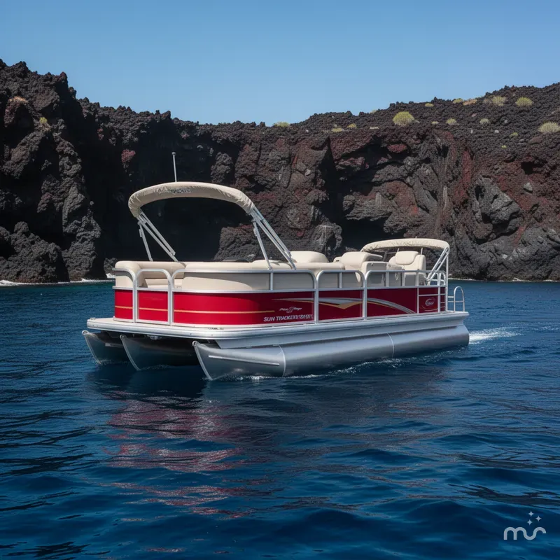 Slide: The Image of Sun Tracker Party Barge 18 DLX 2025 - 3
