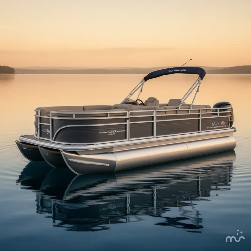 Slide: The Image of Sun Tracker Fishin' Barge 20 DLX 2025 - 1