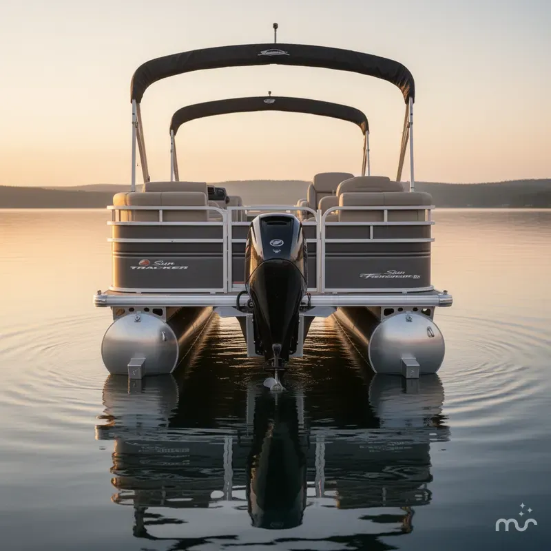 Slide: The Image of Sun Tracker Fishin' Barge 20 DLX 2025 - 2