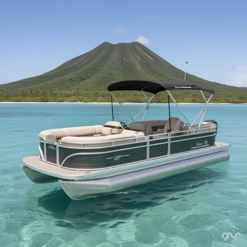 The Image of Sun Tracker Party Barge 22 DLX 2025 - 0