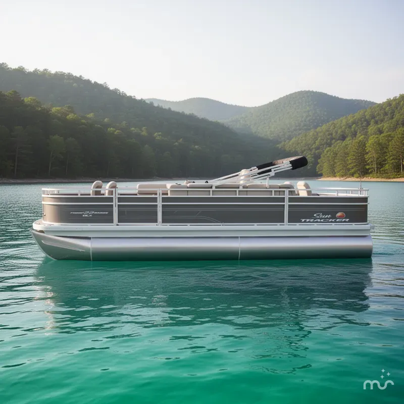 Slide: The Image of Sun Tracker Fishin' Barge 22 DLX 2025 - 2