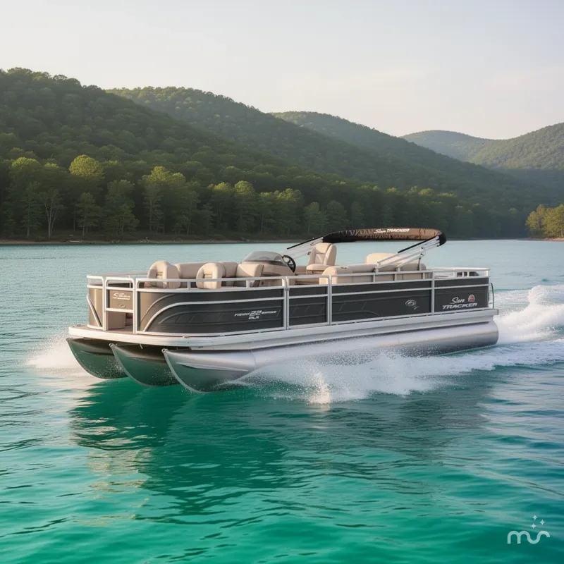 Slide: The Image of Sun Tracker Fishin' Barge 22 DLX 2025 - 4