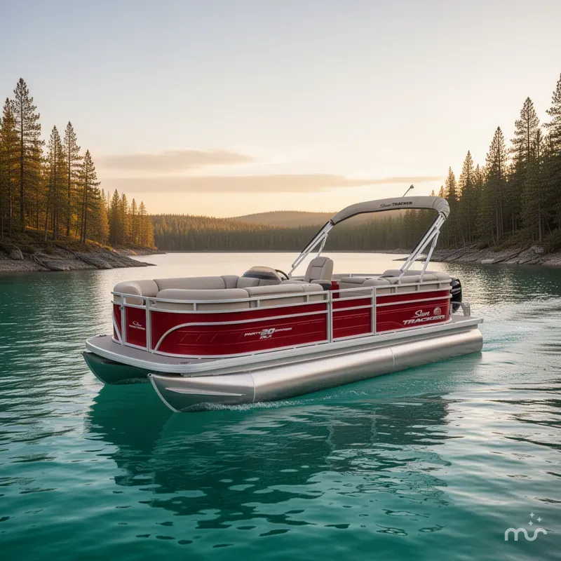 Slide: The Image of Sun Tracker Party Barge 20 DLX 2025 - 4